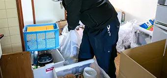 遺品の分別、仕分け